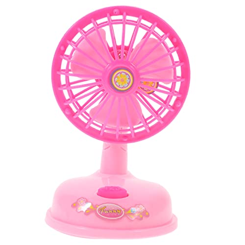 Kisangel 1 Stück Mini- für kleine Haushaltsgeräte für kinderspielzeug Pinker Mini- für Haushaltsgeräte Mini-Modell mit elektrischem Lüfter Plastik Rosa von Kisangel