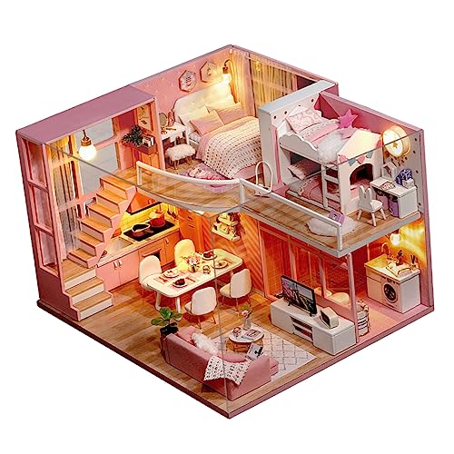Kisangel 1 Stück Montage Toy House Miniatur DIY Wohnung Kabinenmodell Mini-Wohnung Miniatur DIY Mini- zum Selbermachen Wohnung selber Bauen Kisangel 1 Stück Montage Toy House Miniatur DIY Wohnung Kabinenmodell Mini-Wohnung Miniatur DIY Mini- zum Selbermachen Wohnung selber Bauen von Kisangel