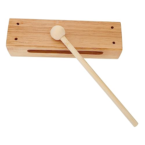 Kisangel 1 Stück Musikrhythmusblock aus Holz für Pädagogisches Schlaginstrument Leicht und Tragbar für Musikunterricht und Freizeitaktivitäten Fördert die Kreativität und Eltern Interaktion von Kisangel