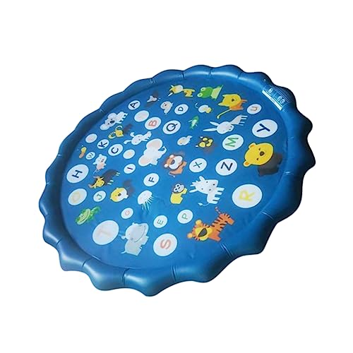 Kisangel 1 Stück PVC Sprinkler Spielmatte für Aufblasbare Wasserspielmatte für Garten für Heiße Sommertage mit Tiermotiven um Spaß Genießen Kisangel 1 Stück PVC Sprinkler Spielmatte für Aufblasbare Wasserspielmatte für Garten für Heiße Sommertage mit Tiermotiven um Spaß Genießen von Kisangel