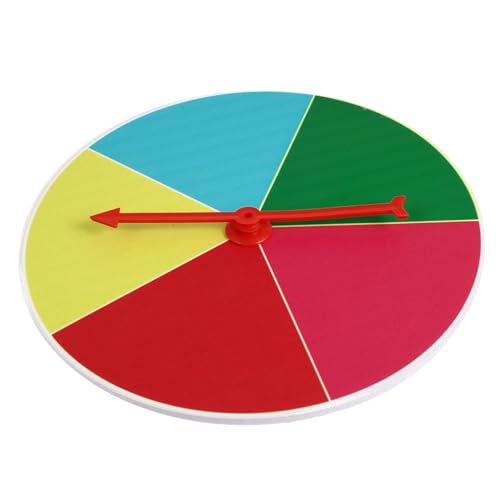 Kisangel 1 Stück Plattenspieler zeichnen Rotation Kind Drehscheibe willkürlich Drehtisch Spielplatte Desktop-Spiel-Tool Zufällige Farbe von Kisangel