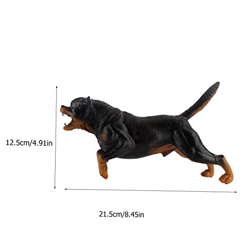 Kisangel 1 Stück Simuliertes Hundemodell entzückende Hundestatue Hündchen-Statue Welpenfigur Hundetier-Sammlerstück Simulationswelpe Miniatur-Welpe für Hund PVC Schwarz Kisangel 1 Stück Simuliertes Hundemodell entzückende Hundestatue Hündchen-Statue Welpenfigur Hundetier-Sammlerstück Simulationswelpe Miniatur-Welpe für Hund PVC Schwarz von Kisangel