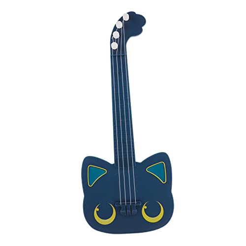 Kisangel 1 Stück Spielzeuggitarre für Katzen Spielbare Ukulele Imitierte Gitarre mit Kreativen Cartoon Design für Geburtstagsgeschenke von Kisangel
