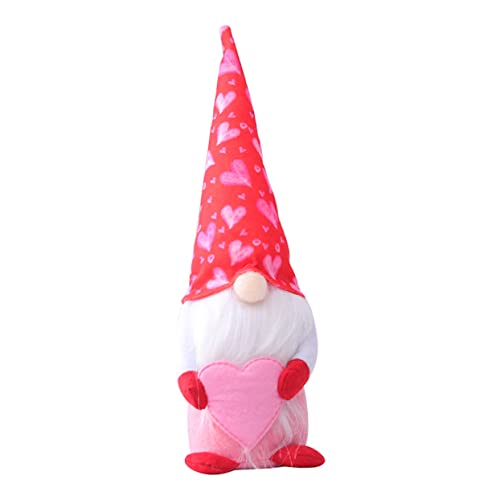 Kisangel 1 Stück Valentinstag verzierung für Valentinstag valentinsgeschenk valentinsdekoration valentinstagsdeko Puppe Plüsch Valentinstag PP Baumwolle von Kisangel