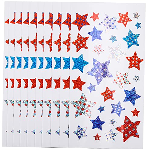 Kisangel 10 Blatt Glitzernde Stern Aufkleber Selbstklebende Belohnungssterne für Schule Kindergarten und Büro Kreative Deko für Lehrmaterialien und Geschenkideen Sicher und Kisangel 10 Blatt Glitzernde Stern Aufkleber Selbstklebende Belohnungssterne für Schule Kindergarten und Büro Kreative Deko für Lehrmaterialien und Geschenkideen Sicher und von Kisangel