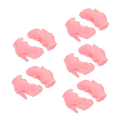 Kisangel 10 Paar Mini-high-Heels: Zubehör Für Rollenspiele Und Verkleidungen Für Mädchen – Stylische Kleine Schuhe Für 40 cm Große Puppen – Ersatz Für Rosa High Heels Aus Kunststoff Kisangel 10 Paar Mini-high-Heels: Zubehör Für Rollenspiele Und Verkleidungen Für Mädchen – Stylische Kleine Schuhe Für 40 cm Große Puppen – Ersatz Für Rosa High Heels Aus Kunststoff von Kisangel