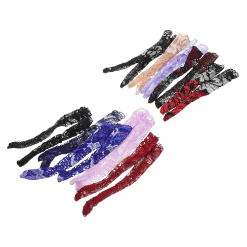 Kisangel 10 Paar Puppenspielzeug-spitzensocken Für 11-Zoll-amerikanische Puppen. Lange Strumpfhosen Mit Elegantem Spitzendesign Für Puppenkostüm- Weiche Dekorationssocken Für von Kisangel