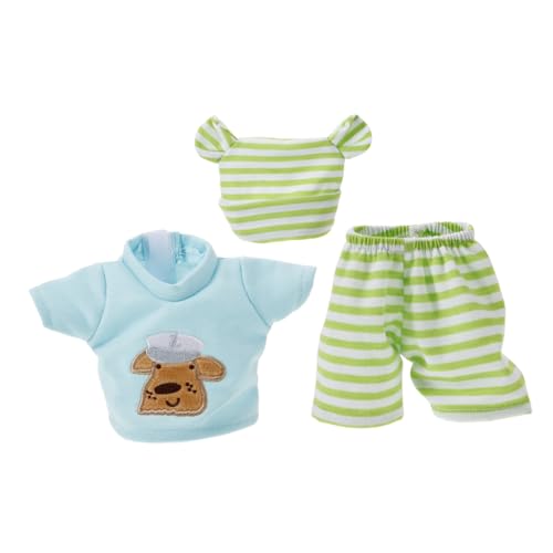 Kisangel 10 Dress Up Puppe Baby Kleidung Neugeborenen Puppe Zubehör Puppe Zeug Baumwolle Hellgrün von Kisangel