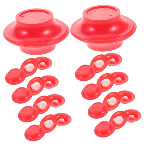 Kisangel 10 Sets Hühner Zauberer Streichzeug Für Mini Für Eier Zauberer Zauberer Set Streiche Für Kleines Hühnerspielzeug Küken Hühnchen Roter Kunststoff von Kisangel