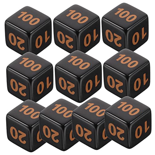 Kisangel 10 Stück Blutzahl Würfel Brettspielnummer Zähler Brettspielzähler Tischspielwürfel Interaktives Eltern-Kind-Spiel Standard-spielwürfel Zahlenwürfel Mathe-lehrwürfel Acryl Schwarz Kisangel 10 Stück Blutzahl Würfel Brettspielnummer Zähler Brettspielzähler Tischspielwürfel Interaktives Eltern-Kind-Spiel Standard-spielwürfel Zahlenwürfel Mathe-lehrwürfel Acryl Schwarz von Kisangel