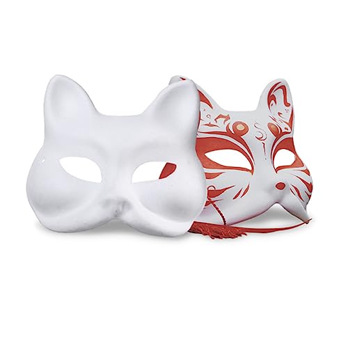 Kisangel 10 Stück Diy Tier Masken aus Papiermaschee Unbemalte Katzenmaske für Maskerade und Partys für Kreative Bastelprojekte und Schulaktivitäten Kisangel 10 Stück Diy Tier Masken aus Papiermaschee Unbemalte Katzenmaske für Maskerade und Partys für Kreative Bastelprojekte und Schulaktivitäten von Kisangel