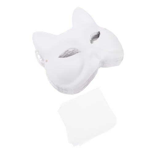 Kisangel 10 Stück Fuchsgesichtsmaske Leere Masken Zum Dekorieren Fuchsmaske Für Diy-projekte Maskerade-maske Leer Bastel-gesichtsmaske Fuchsmaske Zum Bemalen Masken Verkleiden Papier Weiß Kisangel 10 Stück Fuchsgesichtsmaske Leere Masken Zum Dekorieren Fuchsmaske Für Diy-projekte Maskerade-maske Leer Bastel-gesichtsmaske Fuchsmaske Zum Bemalen Masken Verkleiden Papier Weiß von Kisangel