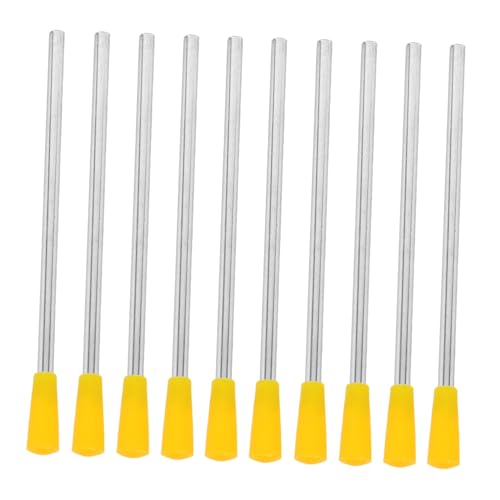 Kisangel 10 Stück Glockenspiel-triangelschlägel Aus Metall: Eisen-klangstäbe – Schlagwerk – Dinner-glockenstäbe – Rhythmushammer Für Das Klassenzimmer, Draußen, Festivalinstrument von Kisangel