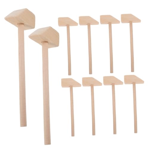 Kisangel 10 Stück Hammerspielzeug Babyspielzeug Hartholz Hämmer Holzbearbeitung Minischlägel aus Holz Werkzeug zusammenbauen Kleiner Kinderhammer Blöcke Bauhammer Hammerschlagspielzeug Kisangel 10 Stück Hammerspielzeug Babyspielzeug Hartholz Hämmer Holzbearbeitung Minischlägel aus Holz Werkzeug zusammenbauen Kleiner Kinderhammer Blöcke Bauhammer Hammerschlagspielzeug von Kisangel