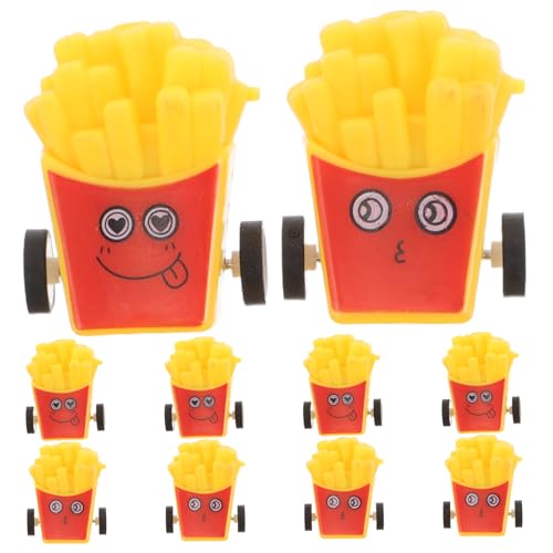 Kisangel 10 Stück Kleines Spielzeugauto Autospielzeug Für Mädchen Nette Autoverzierung Junge Auto Cartoon-Auto- Mini- -spielzeugautos Kleine Autos Plastik von Kisangel