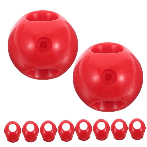 Kisangel 10 Stück Kletternetz-seilschnalle Für Universeller Kugelknopf Traktor-Joystick Fahrradtrainingsgriff Für Spielplatzgriffe Zubehör Für Kinderspielhaus Rot Plastik Kisangel 10 Stück Kletternetz-seilschnalle Für Universeller Kugelknopf Traktor-Joystick Fahrradtrainingsgriff Für Spielplatzgriffe Zubehör Für Kinderspielhaus Rot Plastik von Kisangel