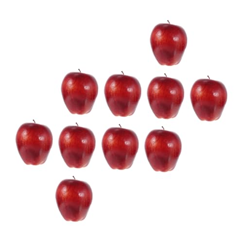 Kisangel 10 Stück Künstliche Rote Äpfel Modell Realistische Deko für Zuhause Fotorequisiten Fruchtarrangements Lebensechte Äpfel für Küche Tischdekoration Kisangel 10 Stück Künstliche Rote Äpfel Modell Realistische Deko für Zuhause Fotorequisiten Fruchtarrangements Lebensechte Äpfel für Küche Tischdekoration von Kisangel