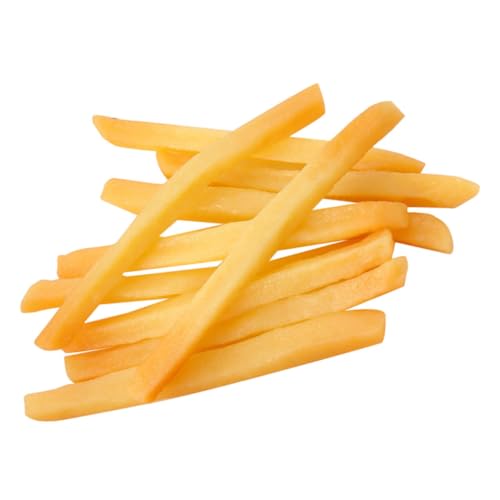 Kisangel 10 Stück Künstliches Frites Modell Realistische Nachbildung für Partydekoration Küchen und Restaurant Displays Lebensechte Spielzeuge für Unvergessliche von Kisangel