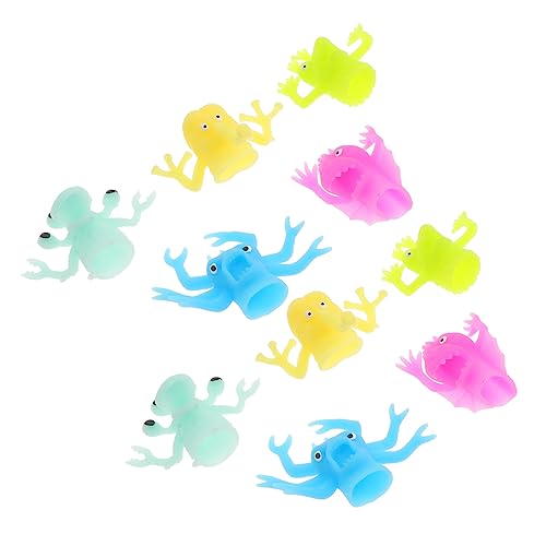 Kisangel 10 Stück Luminous Finger Setspielzeug Lustige Fingerpuppen gruseliger Finger Fingerspielzeug Cartoon-Handpuppenspielzeug Halloween-Fingerpuppe Fingerpuppenmonster Fingerwesen Kisangel 10 Stück Luminous Finger Setspielzeug Lustige Fingerpuppen gruseliger Finger Fingerspielzeug Cartoon-Handpuppenspielzeug Halloween-Fingerpuppe Fingerpuppenmonster Fingerwesen von Kisangel