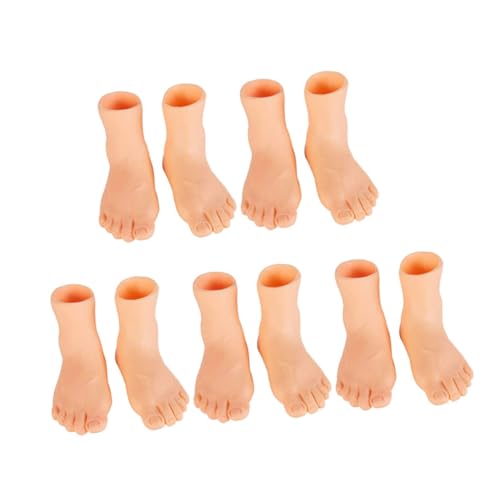 Kisangel 10 Stück Lustige Katzen Mini Fingerpuppen Für Den Linken Fuß Und Den Rechten Zeh Fingerfüße Handfingerpuppen Handpuppen Bastelset Winzige Fingerhände Fingerpuppen Für Babys von Kisangel