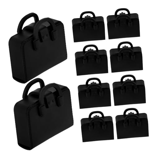 Kisangel 10 Stück Maßstab Realistisch Gestaltete Handtaschen Puppenzubehör für Kreatives Rollenspiel und Puppenhaus Dekoration für Fantasievollen von Kisangel
