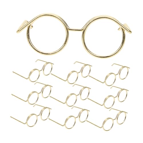 Kisangel 10 Stück Mini Brillen Mini Rahmen Brillen Mini Puppenbrillen Zum Basteln Mini Brillen Für Puppen Brillen Zum Puppenanziehen Puppenbrille Mit Rand Puppenbrille Metall Kisangel 10 Stück Mini Brillen Mini Rahmen Brillen Mini Puppenbrillen Zum Basteln Mini Brillen Für Puppen Brillen Zum Puppenanziehen Puppenbrille Mit Rand Puppenbrille Metall von Kisangel