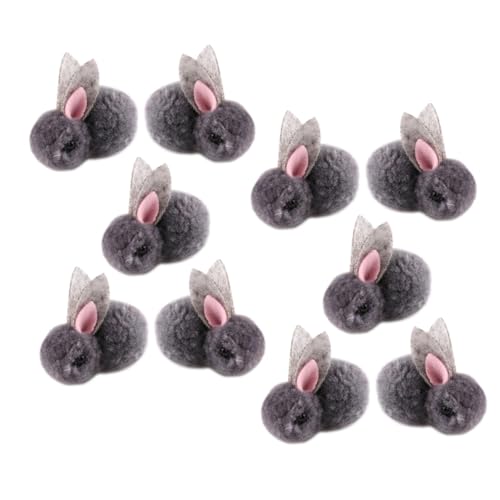 Kisangel 10 Stück Mini Kuschelhasen Plüschtiere Weiche Kleine Kaninchen DIY Kleidung Schmuck zum Aufnähen für Erwachsene von Kisangel