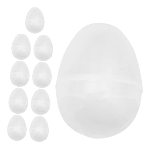 Kisangel 10 Stück Ostereier Eier Aus Kunststoff Befüllbar -süßigkeiten-boxen Befüllbares Ei Eier Befüllbar Gastgeschenke Für Ostern Osterparty Gefallen Transparent Plastik Kisangel 10 Stück Ostereier Eier Aus Kunststoff Befüllbar -süßigkeiten-boxen Befüllbares Ei Eier Befüllbar Gastgeschenke Für Ostern Osterparty Gefallen Transparent Plastik von Kisangel