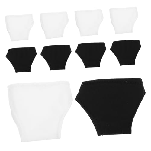 Kisangel 10 Stück Puppe Höschen Tarnpuppe Wiedergeborenes Puppenzubehör Puppenkleid Puppenpyjama Puppensocken Babypuppe Wischt So Ab, Als Ob Meine Lebenspuppen Amerikanische Puppe Polyester von Kisangel
