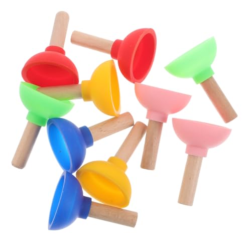 Kisangel 10 Stück Requisiten Toilettenschüssel Pümpel Lustiger Toiletten Pümpel Toiletten Saugwerkzeug Pümpel Ornament Toiletten Puncher Süßer Lustiger Pümpel Puppenhaus Toilette von Kisangel