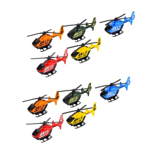 Kisangel 10 Stück Spielzeughubschrauber Kleinkindhubschrauber -Hubschrauber - Helikopter Kinderspielzeug Fliegende Flugzeuge für Abs Zufällige Farbe von Kisangel