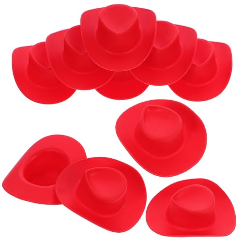 Kisangel 10 Stück Spielzeughüte Puppenhüte Cowboyhüte Süße Kinderparty Krempe Kunststoffhut Kleine Hüte Dekoration Dekorativer Hut Basteln Winzige Hüte Ornament DIY Zubehör Kisangel 10 Stück Spielzeughüte Puppenhüte Cowboyhüte Süße Kinderparty Krempe Kunststoffhut Kleine Hüte Dekoration Dekorativer Hut Basteln Winzige Hüte Ornament DIY Zubehör von Kisangel