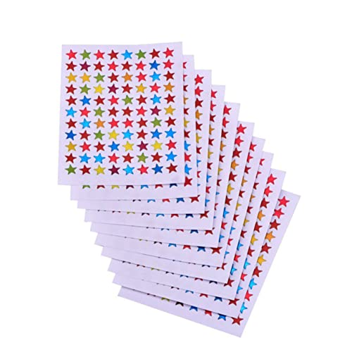 Kisangel 10 Stück Stern Aufkleber Belohnungssticker Bunten Farben für Lehrer DIY und Anreizsysteme für Kindergarten Schule und Zuhause Kisangel 10 Stück Stern Aufkleber Belohnungssticker Bunten Farben für Lehrer DIY und Anreizsysteme für Kindergarten Schule und Zuhause von Kisangel