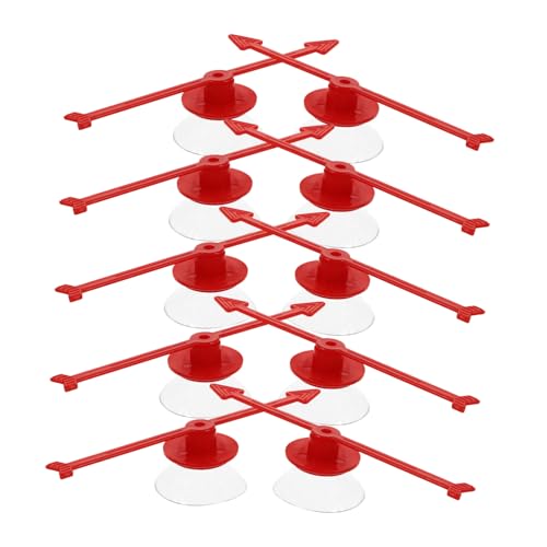 Kisangel 10 Stück Teiliges Buntes Kunststoff spielzeiger Wiederverwendbar Leicht für Brettspiele DIY projekte Klassenzimmeraktivitäten Vielseitig Einsetzbar Ersatzteile für Drehspiel von Kisangel