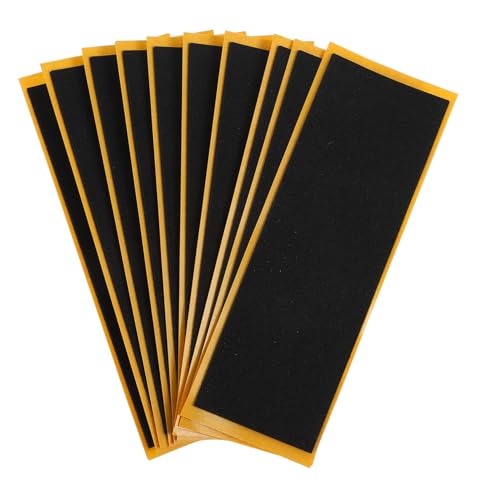 Kisangel 10 Stück Teiliges Finger Skateboard Rutsch Sticker Selbstklebende Mini Skateboard Aufkleber Anpassbar Stoßdämpfend Langlebig als Zubehör für Jugendliche Kisangel 10 Stück Teiliges Finger Skateboard Rutsch Sticker Selbstklebende Mini Skateboard Aufkleber Anpassbar Stoßdämpfend Langlebig als Zubehör für Jugendliche von Kisangel