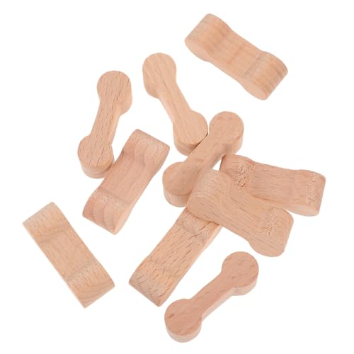 Kisangel 10 Stück Teiliges Holzschienen Gleisverbinder Holzadapter für Stabile Verbindungen Langlebig und Sicher Kompatibel mit Holzeisenbahn Zubehör für Kreatives Spiel und von Kisangel