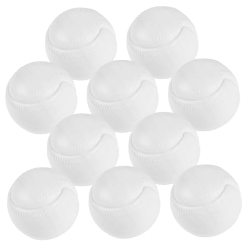Kisangel 10 Stück Teiliges Kleine Leichte Kunststoff Baseballs aus Plastik Hohle Plastikbälle für Vielseitige Outdoor Spielbälle Sichere und Langlebige Sportspielzeuge für Drinnen und Kisangel 10 Stück Teiliges Kleine Leichte Kunststoff Baseballs aus Plastik Hohle Plastikbälle für Vielseitige Outdoor Spielbälle Sichere und Langlebige Sportspielzeuge für Drinnen und von Kisangel
