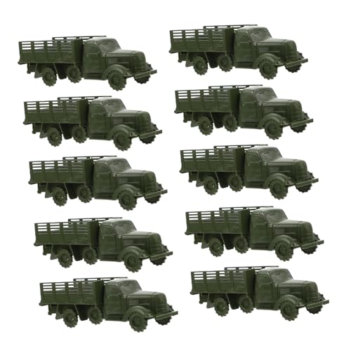 Kisangel 10 Stück Teiliges LKW modellspielzeug aus Robustem und Sicherem Langlebig mit Realistischem Truck Design als Sandspielzeug Dekoration und Fotorequisite Kisangel 10 Stück Teiliges LKW modellspielzeug aus Robustem und Sicherem Langlebig mit Realistischem Truck Design als Sandspielzeug Dekoration und Fotorequisite von Kisangel