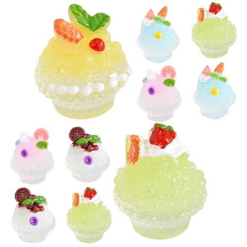 Kisangel 10 Stück Teiliges Mini EIS Dessert Modell aus Farbigem Harz Detailreiche Miniatur Puppenhaus Dekoration Langlebig zum Basteln und Gestalten von Miniatur szenen Kisangel 10 Stück Teiliges Mini EIS Dessert Modell aus Farbigem Harz Detailreiche Miniatur Puppenhaus Dekoration Langlebig zum Basteln und Gestalten von Miniatur szenen von Kisangel