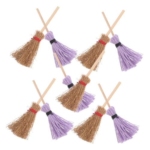 Kisangel 10 Stück Teiliges Miniatur Putzset Puppenhaus Zubehör Mikrobesen und Mop Set Realistisches Micro für DIY Puppenhaus Möbel und Landschaft Kisangel 10 Stück Teiliges Miniatur Putzset Puppenhaus Zubehör Mikrobesen und Mop Set Realistisches Micro für DIY Puppenhaus Möbel und Landschaft von Kisangel