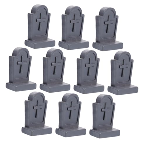 Kisangel 10 Stück Teiliges Miniatur Resin Grabstein Handgefertigte Mini Särge Einzigartige Halloween Deko für Puppenhäuser und Miniaturfriedhöfe Detailreiche Grabbildnisse für Halloween Kisangel 10 Stück Teiliges Miniatur Resin Grabstein Handgefertigte Mini Särge Einzigartige Halloween Deko für Puppenhäuser und Miniaturfriedhöfe Detailreiche Grabbildnisse für Halloween von Kisangel