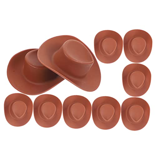 Kisangel 10 Stück Teiliges Miniatur cowboyhut Kunststoff Robuste Mini hüte für Puppenhaus Dekoration und DIY Bastelprojekte Wiederverwendbar Fein Verarbeitet für Kreative Handwerksarbeiten Kisangel 10 Stück Teiliges Miniatur cowboyhut Kunststoff Robuste Mini hüte für Puppenhaus Dekoration und DIY Bastelprojekte Wiederverwendbar Fein Verarbeitet für Kreative Handwerksarbeiten von Kisangel