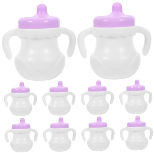 Kisangel 10 Stück Teiliges Puppen Milchflaschen mit Realistischem Design Langlebig und Farbecht Fördert Kognitive Fähigkeiten und Kreatives Rollenspiel für Puppenhaus Kisangel 10 Stück Teiliges Puppen Milchflaschen mit Realistischem Design Langlebig und Farbecht Fördert Kognitive Fähigkeiten und Kreatives Rollenspiel für Puppenhaus von Kisangel