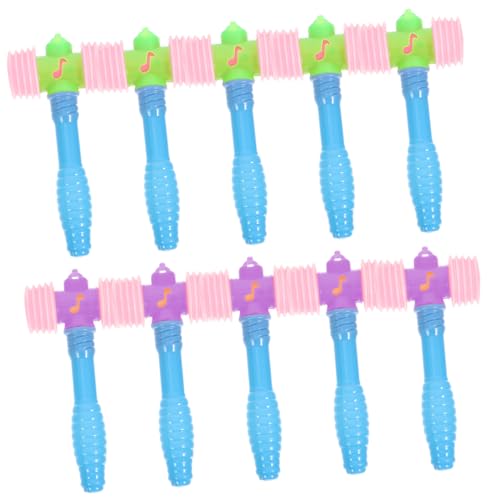 Kisangel 10 Stück Teiliges Quietschhammer für Junge Mädchen Leichtes Buntes Kunststoff Schlagspielzeug Greiffähigkeit Geeignet für Kleinkinder und Interaktives Kisangel 10 Stück Teiliges Quietschhammer für Junge Mädchen Leichtes Buntes Kunststoff Schlagspielzeug Greiffähigkeit Geeignet für Kleinkinder und Interaktives von Kisangel