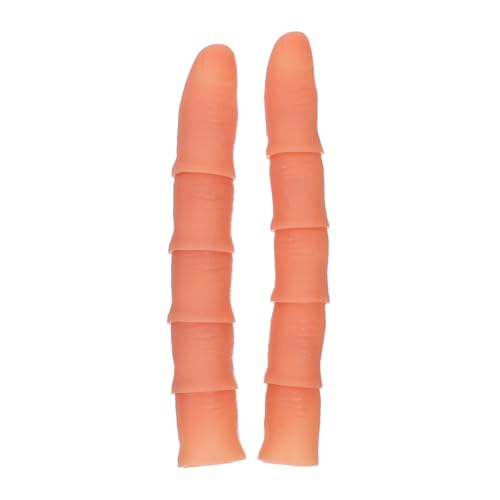 Kisangel 10 Stück Teiliges Set Finger Props aus Kunststoff mit Realistischen Fingernägeln Flexible Simulation Wiederverwendbar für Zaubertricks Bühnenauftritte und Partyspaß Kisangel 10 Stück Teiliges Set Finger Props aus Kunststoff mit Realistischen Fingernägeln Flexible Simulation Wiederverwendbar für Zaubertricks Bühnenauftritte und Partyspaß von Kisangel