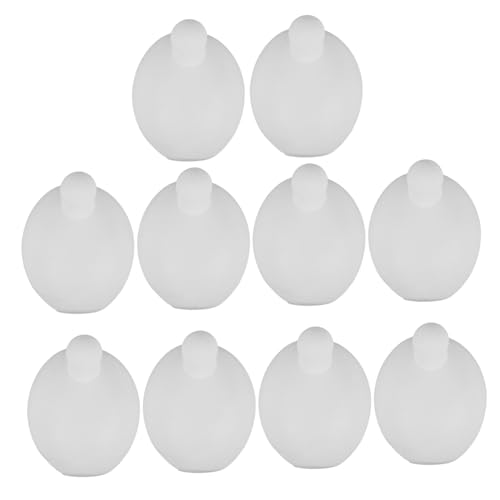 Kisangel 10 Stück Teiliges Squeeze Doll Einsatzball aus Elastischem Silikon Langlebiges DIY Zubehör für Quetschspielzeug Fördert Feinmotorik und Hand Auge Koordination Passend für Kreative von Kisangel