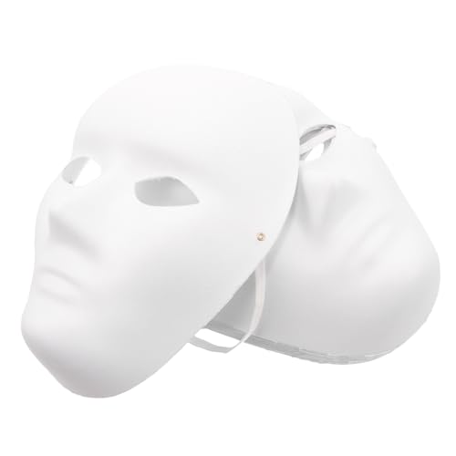 Kisangel 10 Stück Teiliges Unbemalte Papiermasken für Erwachsene zum Bemalen und DIY Kreativgestaltung Vollgesichtsmasken für Halloween Karneval und Maskenbälle Fördert Kreativität und Kisangel 10 Stück Teiliges Unbemalte Papiermasken für Erwachsene zum Bemalen und DIY Kreativgestaltung Vollgesichtsmasken für Halloween Karneval und Maskenbälle Fördert Kreativität und von Kisangel