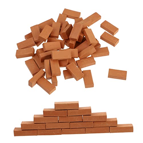 Kisangel 100 Stück Backsteinmodellbausteine Landschaft Puppenhauszubehör Mini Material Wand Wände Kleine Steine zum Basteln Garten Ziegel Gefälscht Fee Ton Brown Kisangel 100 Stück Backsteinmodellbausteine Landschaft Puppenhauszubehör Mini Material Wand Wände Kleine Steine zum Basteln Garten Ziegel Gefälscht Fee Ton Brown von Kisangel