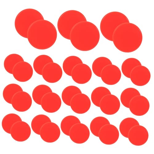 Kisangel 100 Stück Bunte Spielchips aus Abs Glatte Kanten Vielseitig für Lernspiele Zählen Gruppieren Addition Sichere Belohnungsmünzen für Party und Unterricht von Kisangel