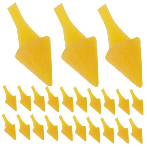 Kisangel 100 Stück Kleines Gelbes Hühnermaul Bastelmund Sicherheitsschnäbel Entenkükenschnabel Mini-hühnerschnabel Puppenschnabel Plüsch-hühnerschnabel Mini-schneemannnase Plastik Yellow von Kisangel
